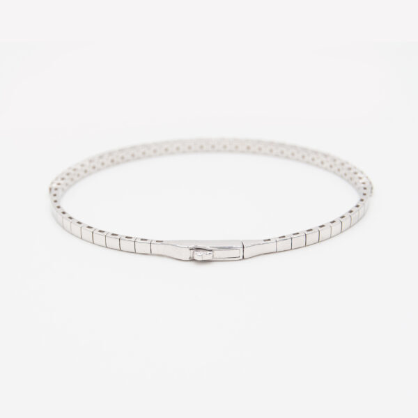 Bracciale semi rigido diamanti - immagine 2
