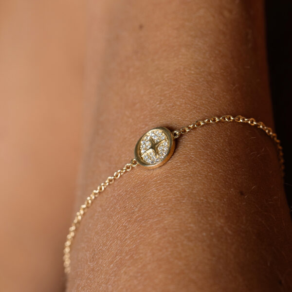 Bracciale Logo Diamanti