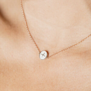 Collana oro e smalto Linea Logo