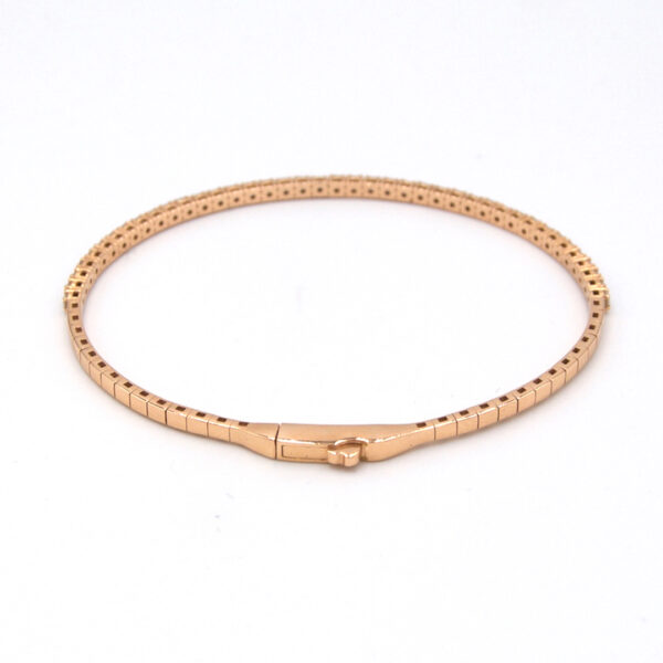 Bracciale semi rigido diamanti - immagine 3