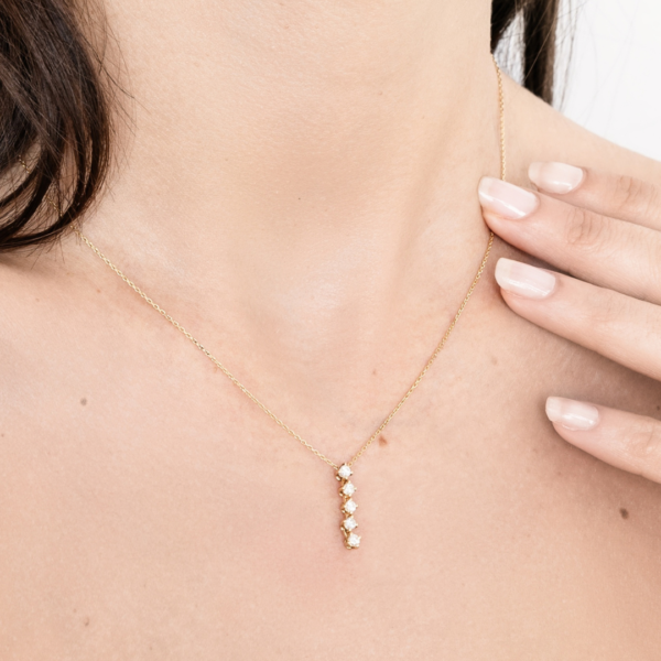 Collana oro e diamanti Linea Unica - immagine 2