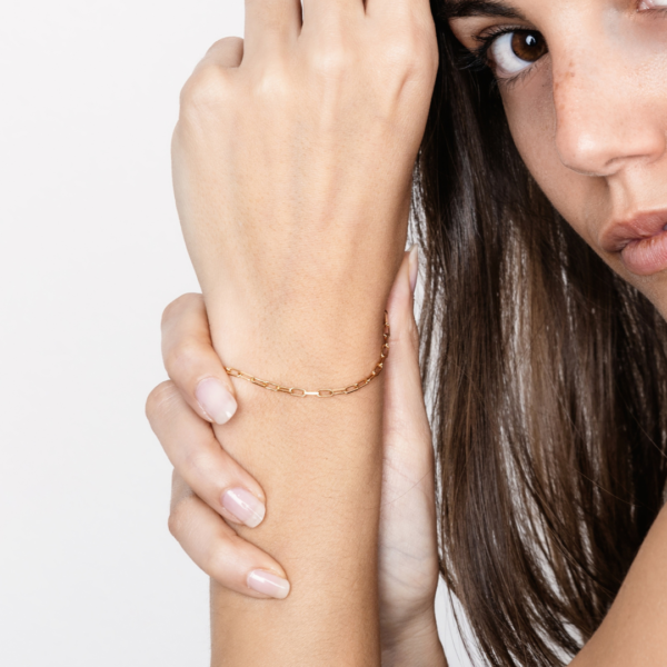 Bracciale in oro Linea Infinita - immagine 2
