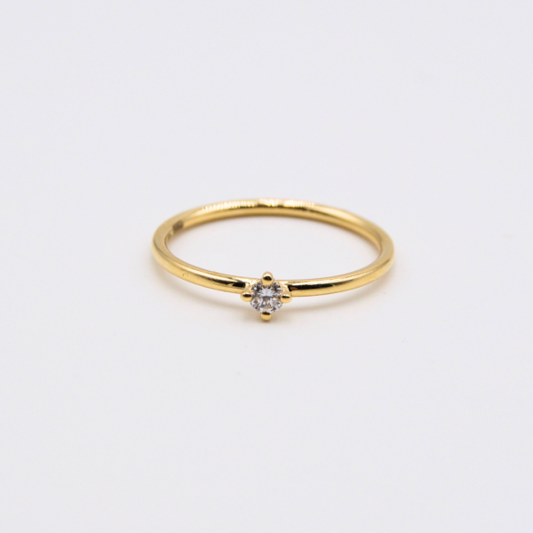 Gioiosa anello in oro e diamante - immagine 2