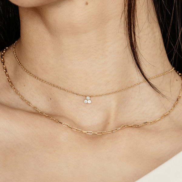 Collana oro e diamanti Linea Armonia