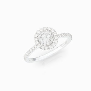 Anello solitario Linea Luce