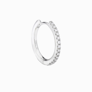 Orecchini in diamanti e oro mini eternity